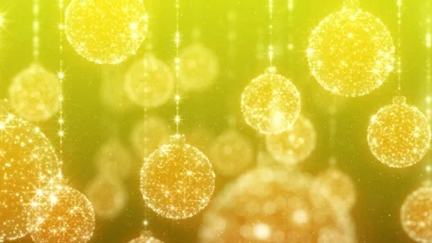 Looping Christmas Ornaments Background 動画素材 251061663