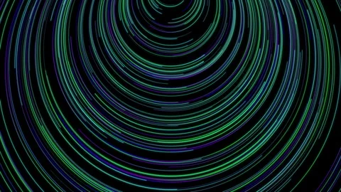 Looping circle Geometric lines. Seamless lines with and stripes circling Stock Footage 247693653