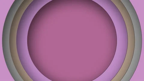 Looping Circles Background Consisting of Solid Pink Stock Footage 183481673