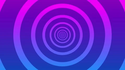 Looping Circular motion with purple and light blue color. 4K UHD Stock Footage 163280327