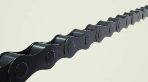 Looping close up of a Bike Chain 库存影片 58696808