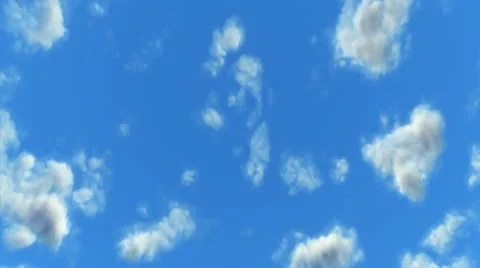 Looping Clouds Time Lapse Animation. Stock Footage 20476943