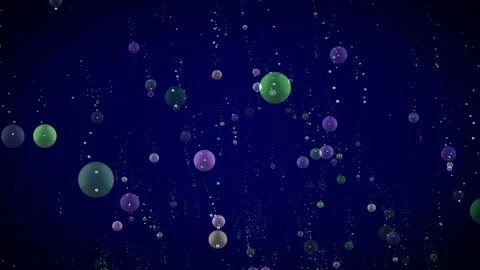 Looping colorful falling balls background. Stock Footage 108098835