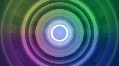 Looping Colorful Rings Background Stock-Footage 42799138