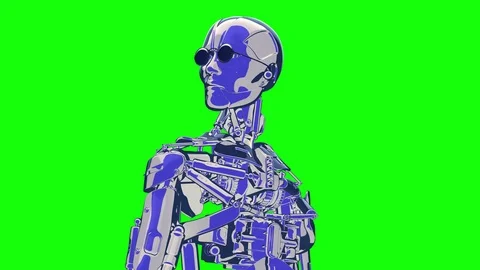 Looping cool lively character 25 fps, Green Screen, yyaa107 Stock Footage 116032825