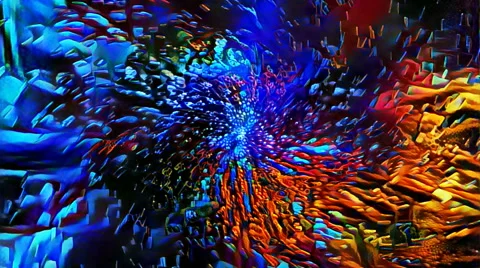 Looping cosmic vortex Stock Footage 67323137