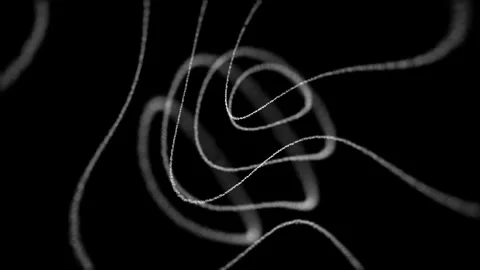 Looping curvy blurred abstract lines motion background Stock-Footage 333714074