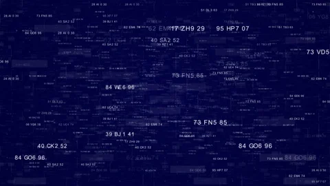 Looping cyberspace digital technological tunnel. Stock Footage 97611639