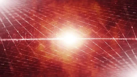 Looping danger red digital lines technology network Video stock 337736492