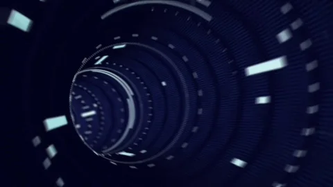 Looping Data Tunnel. Stock-Footage 73308884