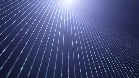 Looping digital glow motion lines network technology background Stock Footage 337513573