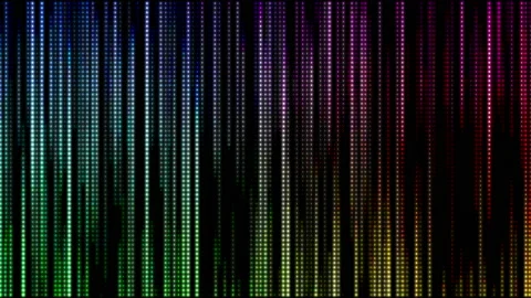 Looping Digital Lights Pattern Background 스톡 동영상 137176306