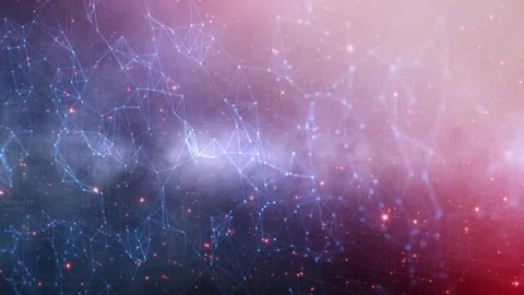 Looping digital network lines and dots motion Stock-Footage 333216072