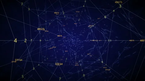 Looping Digital Text Code Animation. Stock Footage 127242106