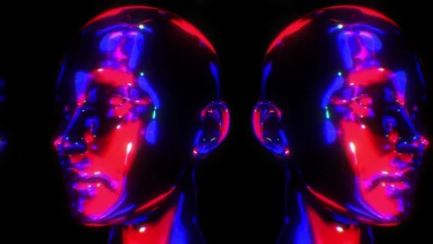 Looping Disco Heads Stock Footage 263028638