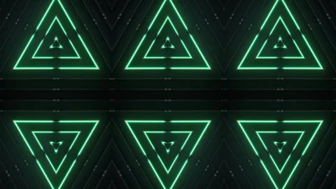 Looping Disco Triangles Stock Footage 273318039