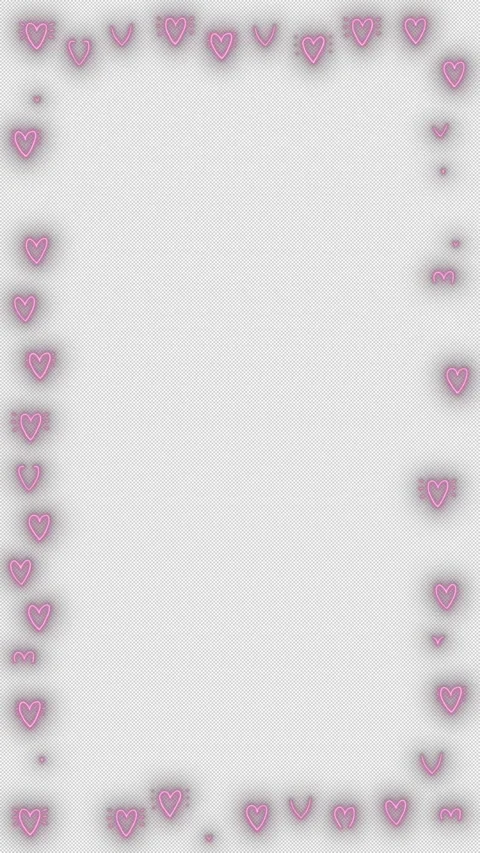 Looping Doodle Clip Art Featuring Hand-Drawn, Rough Hearts That Flicker Video stock 341546502