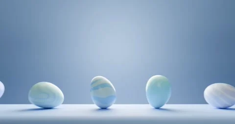 Looping Easter background with copy space Stock Footage 304176339