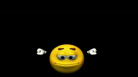 Looping Emoticon Animation: Bounce Video stock 668820
