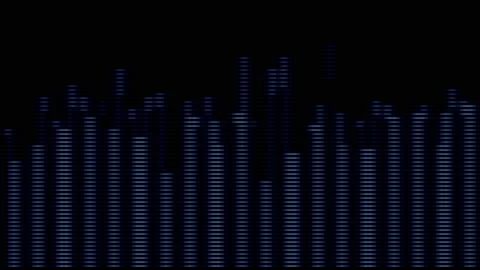 Looping Equalizer.HUD hologram equalizer seamless animation. Stock Footage 155792066