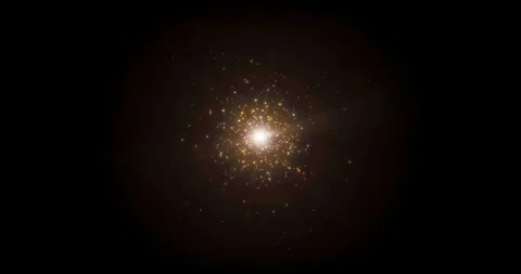 Looping exploding particles flare star 스톡 동영상 342740065