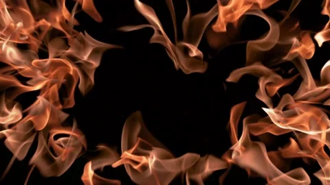 Looping Fire Element Animation Frames Stockbeeldmateriaal 333229006