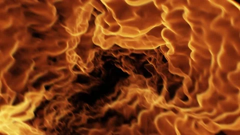 Looping Fire Flames. the flames of Fire wall in slow motion Stockbeeldmateriaal 137461071