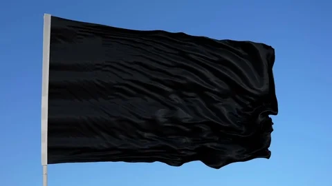 Looping flag for Mexico on flag pole, blowing beautifully in the wind. Includes Stock Footage 79773989