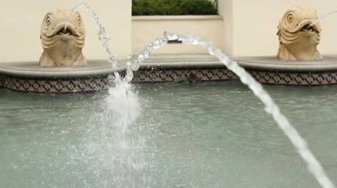 Looping Fountain Stock Footage 10748706