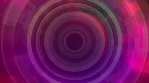 Looping Fractal Clouds Background with Animated Rings Video stock 42799128