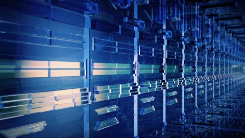 Looping Futuristic Sci Fi infiniti Background. Stock-Footage 85954495