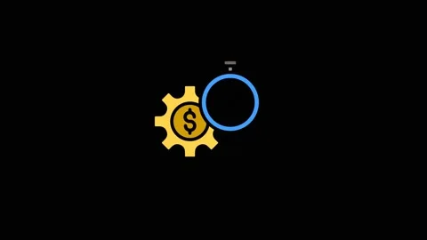 Looping Gear Animation for Configuration Screen Stock Footage 311815106