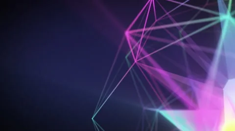 Looping Geometric Motion Background Stock Footage 51555840