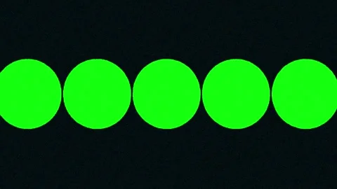 Looping Geometric Shape, divided layers green screen frame, Morph Transition Vidéo 341428445