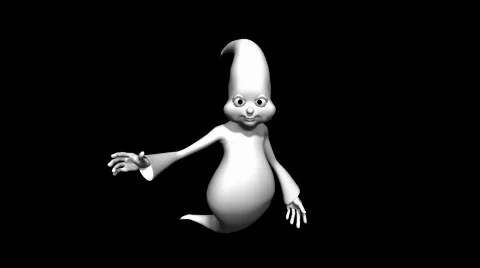 Looping Ghost Animation 1 Stock Footage 668780