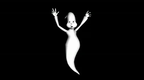 Looping Ghost Animation 4 Video stock 668783
