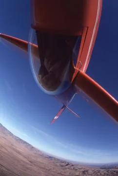 Looping a glider Stock Photos