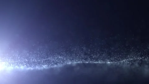 Looping glow shiny dots waves flying particles Vídeos de archivo 334817123
