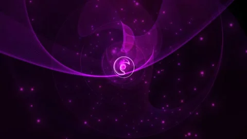 Looping Glowing Particles Ethereal Swirling Waves Video stock 345814659