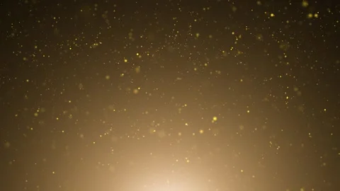Looping golden flicker particles copy space animation Stock-Footage 337655398