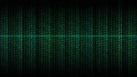 Looping Green Binary Code Matrix Digital Data Stream Motion Background Stock Footage 345305667