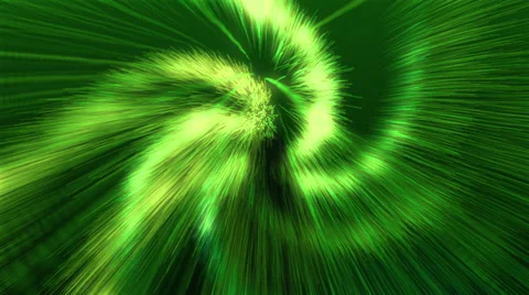 Looping Green Particle Rain Video stock 68362151