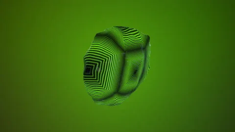 Looping green stone Stock Footage 137610107