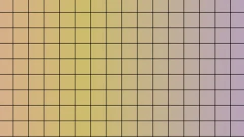 Looping Grid Background with Soft Gold and Lavender Purple Hues Stock Footage 317688239