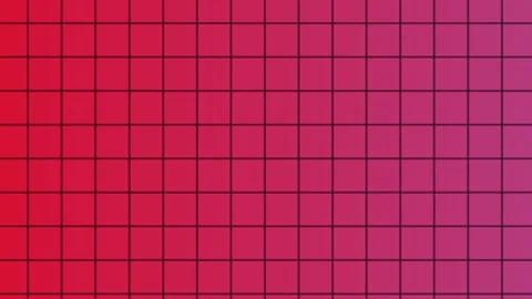 Looping Grid with Rising Perspective - Crimson Red, Hot Pink, and Deep Purple Stock Footage 317688252