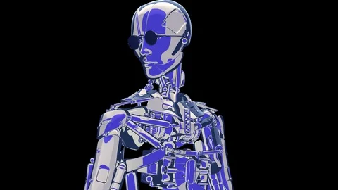 Looping grunge concept machine 25 fps, with Alpha, yyaa105 Stock Footage 115942710