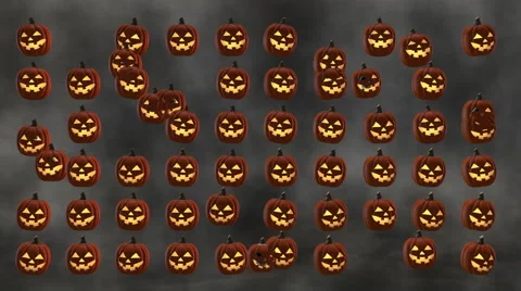 Looping Halloween Morph - 4K Resolution Ultra HD Stock Footage 41353689