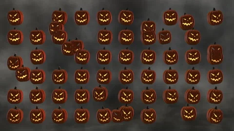 Looping Halloween Morph - 4K Resolution Ultra HD Stock Footage 41356435