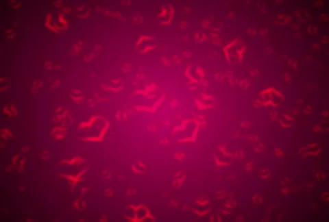 Looping Hearts Abstract Animation HD NTSC PAL Stock Footage 310262