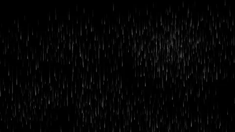 Looping Heavy Rain on Black Background Cinematic HD Overlay stock video Stock-Footage 337645126